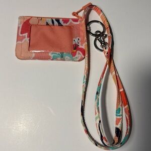 Floral ID Holder Lanyard- Vera Bradley